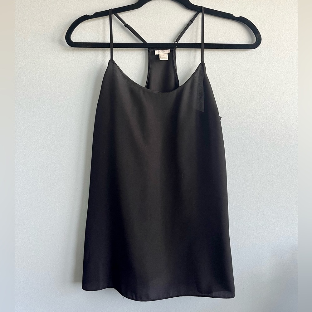 J. Crew Black Blouse